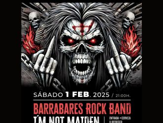 Tributo Iron Maiden + Tributo a Rock Español - Barrabares Rock