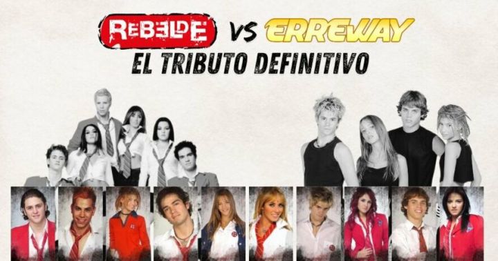 Rebelde vs Erreway, el Tributo Definitivo