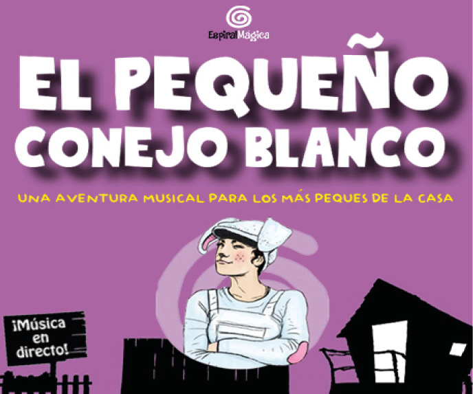 El pequeño conejo blanco