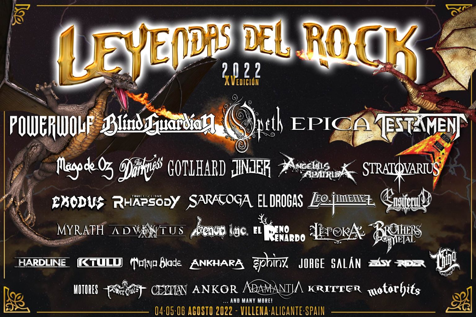 Entradas Leyendas Del Rock Festival 2023 2024 en Villena